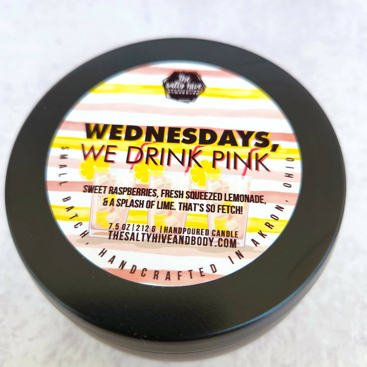 Wednesdays We Drink Pink 7.5 oz Candle