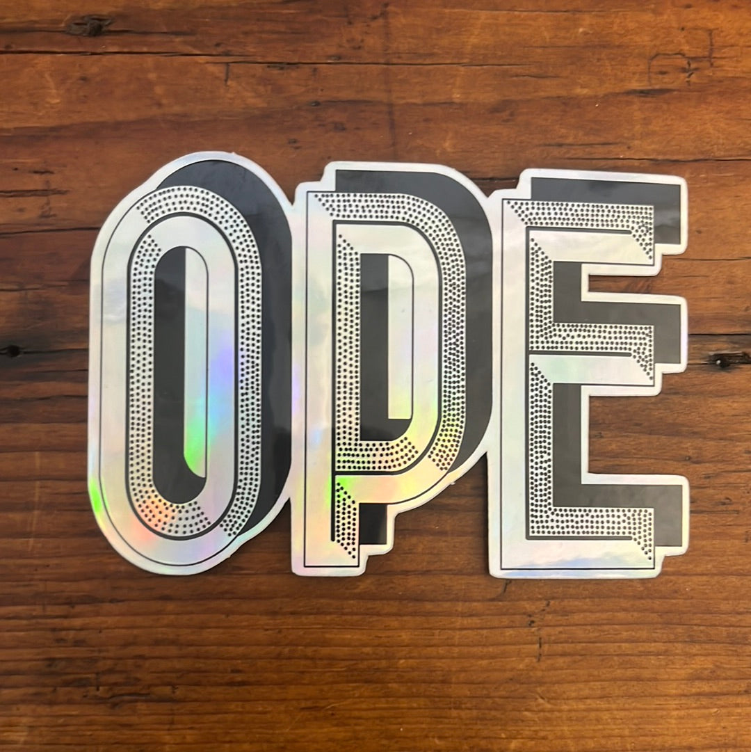 Holo OPE sticker