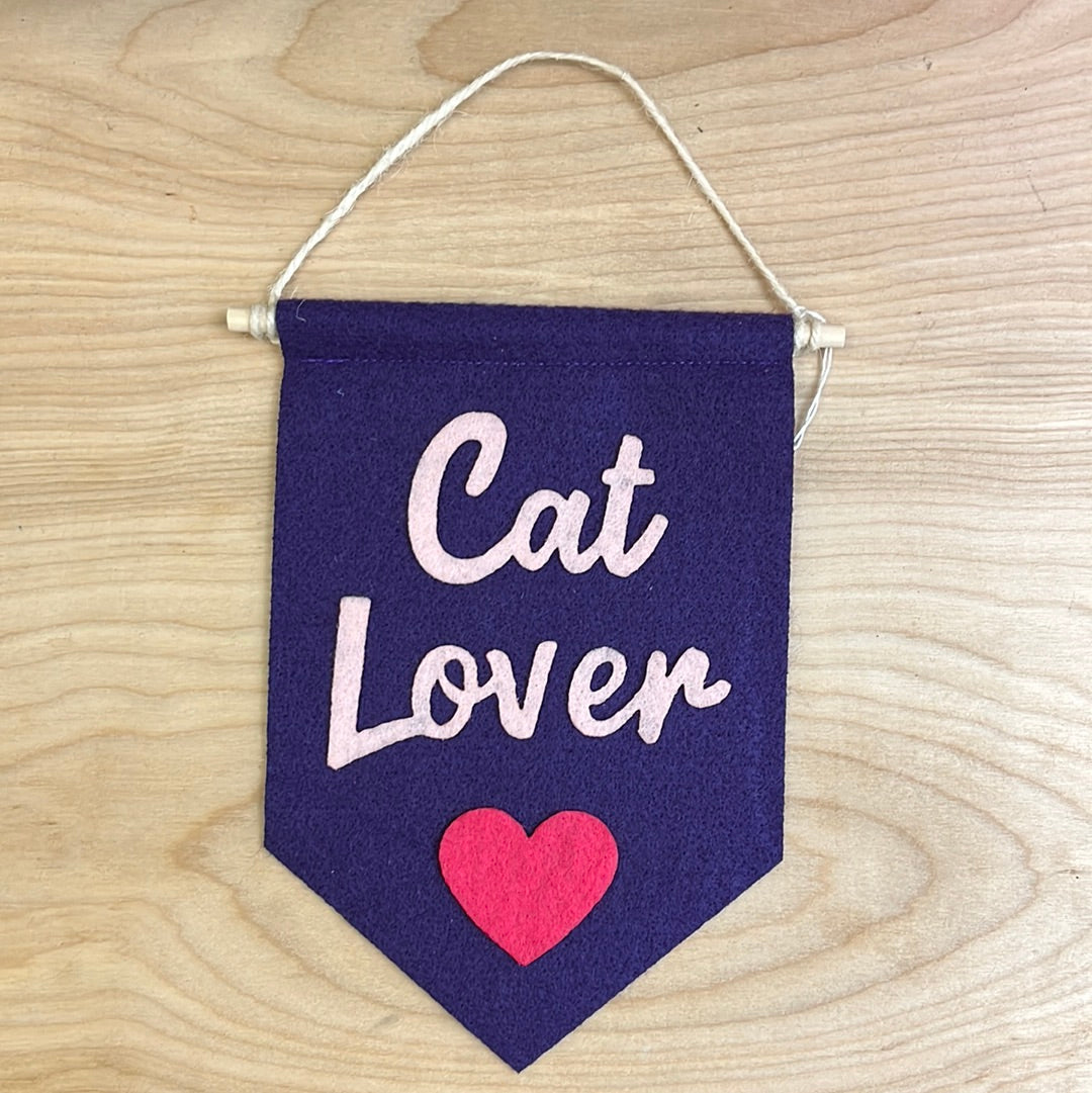 CAT LOVER SIGN