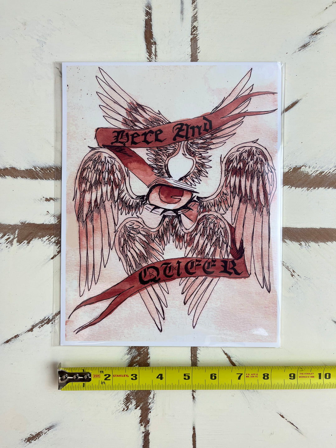 "HERE AND QUEER" SERAPHIM PRINT
