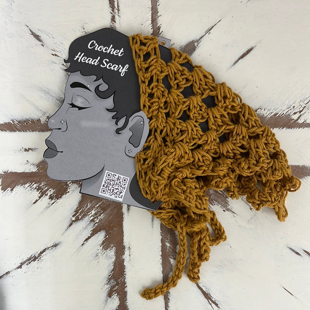 Crochet Hair Scarf