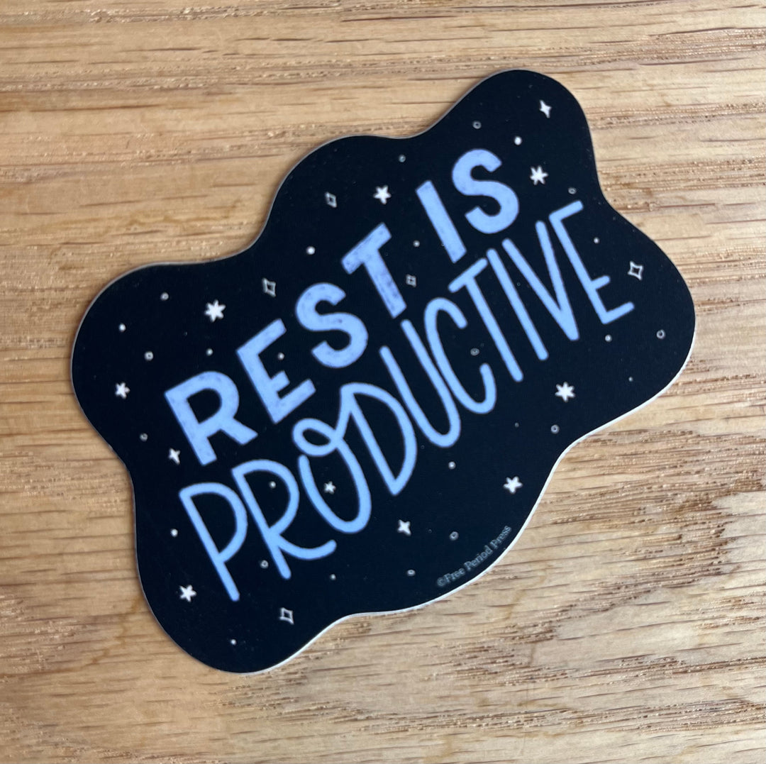 Rest Is Productive Vinyl Decal Sticker