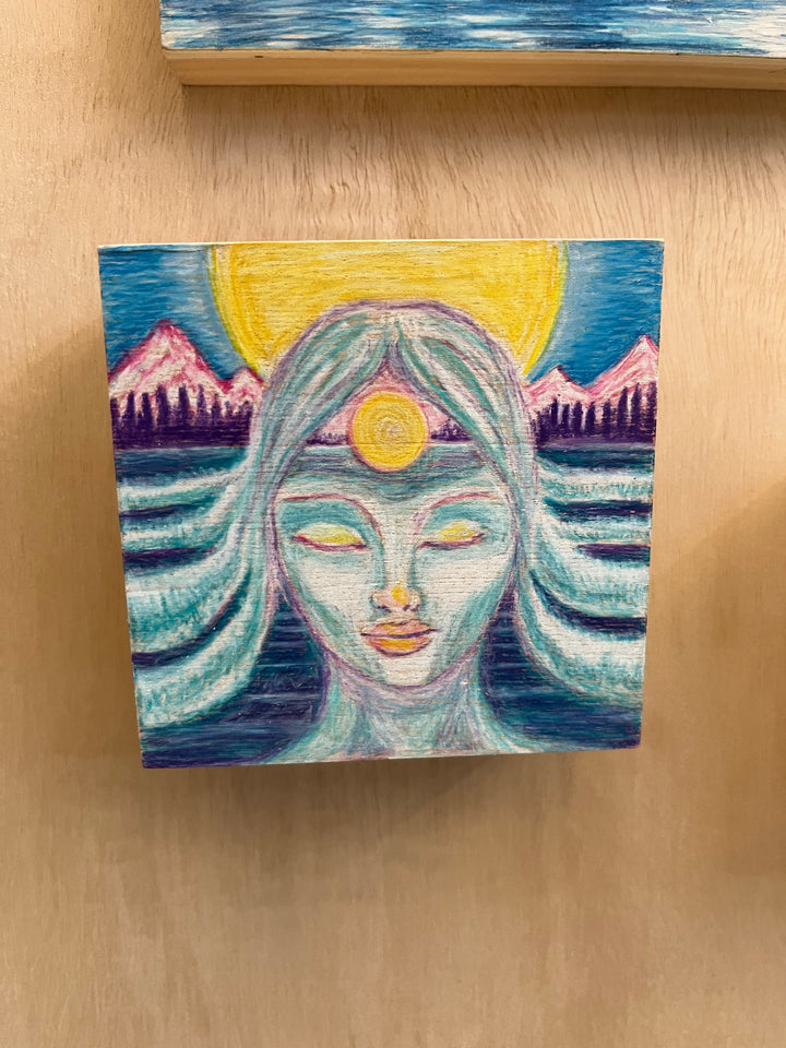 4x4 in. Colored Pencil on Wood Panel