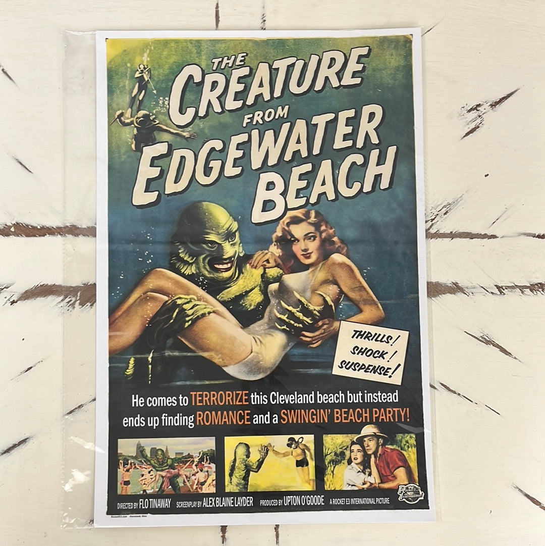 Creature From Edgewater Beach Poster