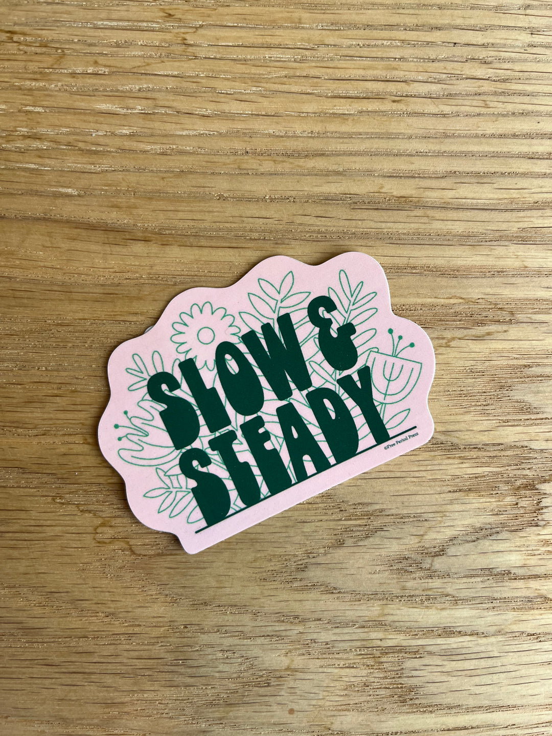Slow and Steady (New) Vinyl Decal Sticker