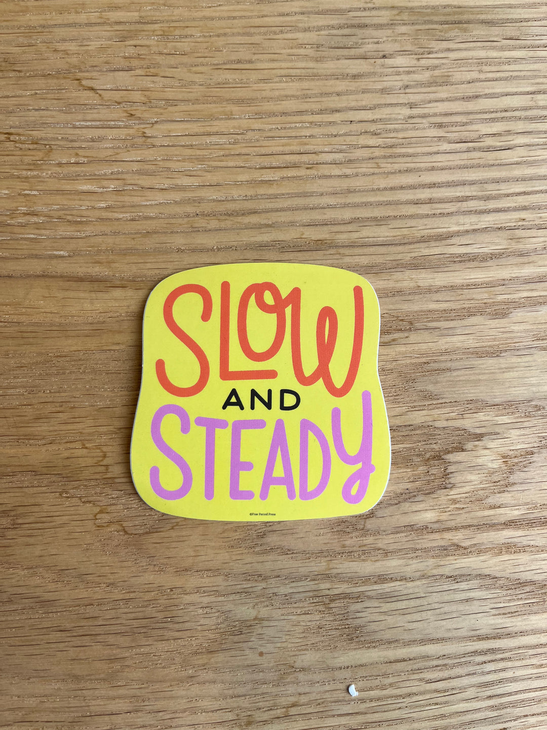 Slow and Steady Vinyl Decal Sticker