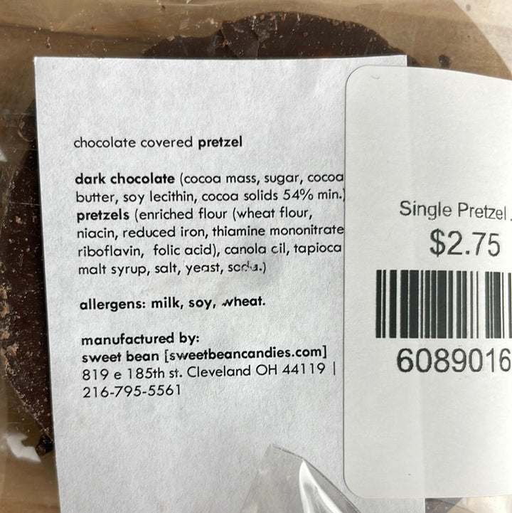 Single Pretzel - Chocolate Covered