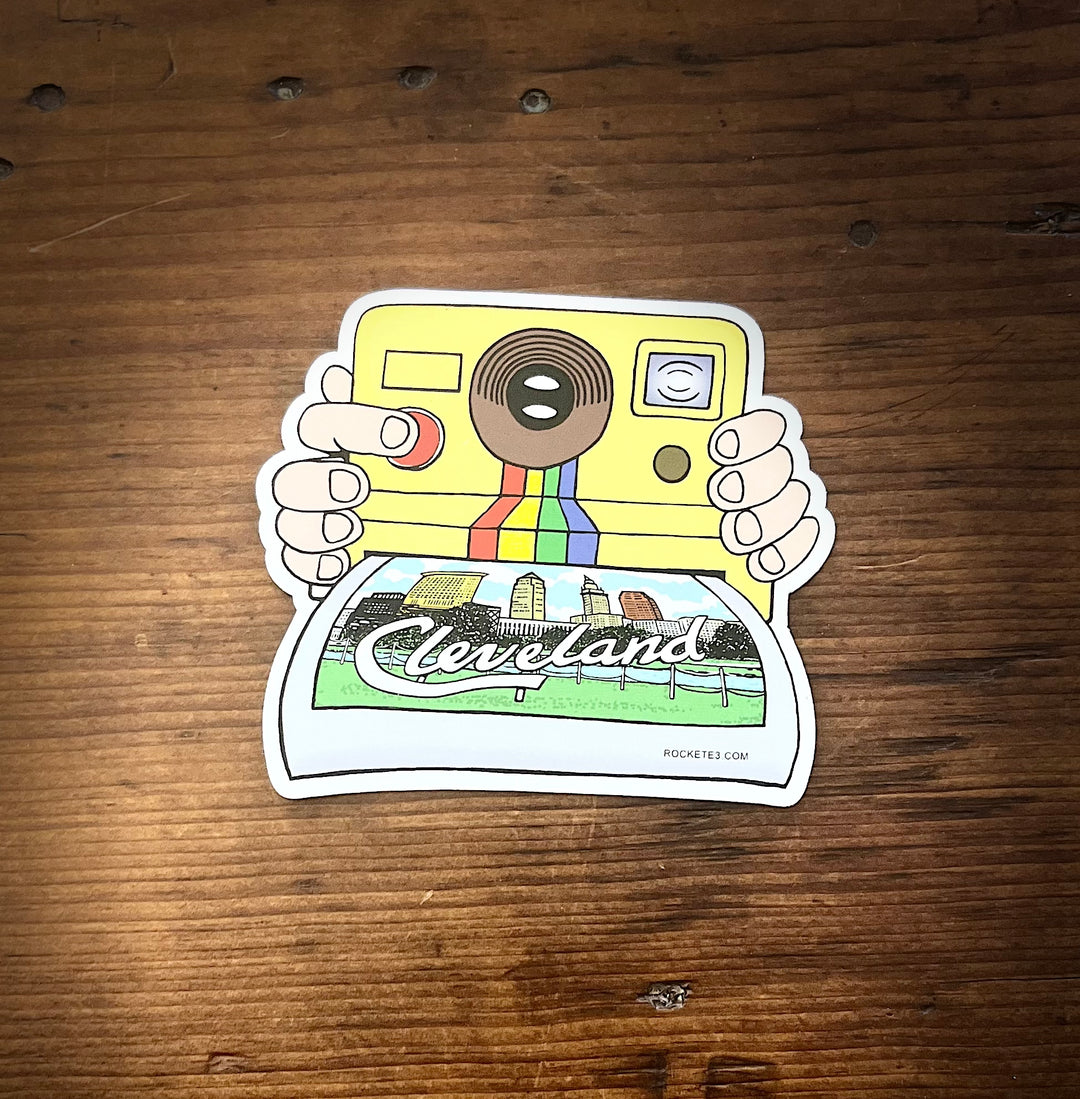 Polaroid Cleveland Sticker