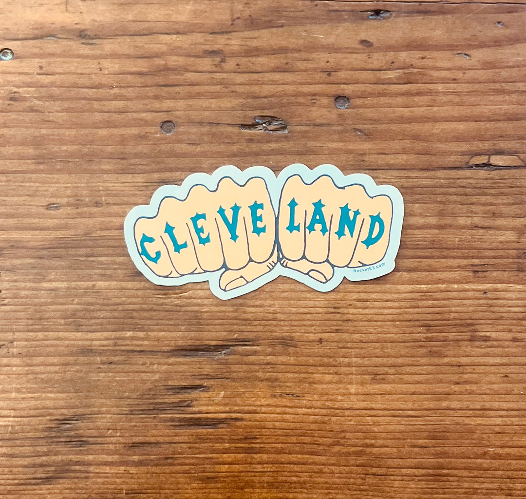 Cleveland Knuckles Sticker