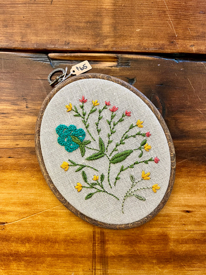 Lrg Oval embroidery