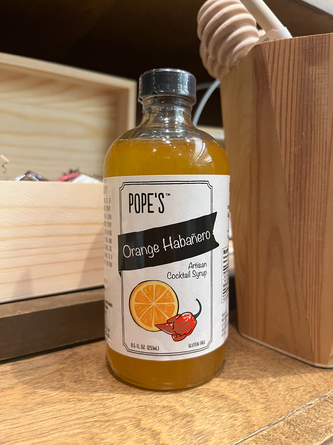 Pope's Orange Habenero Syrup