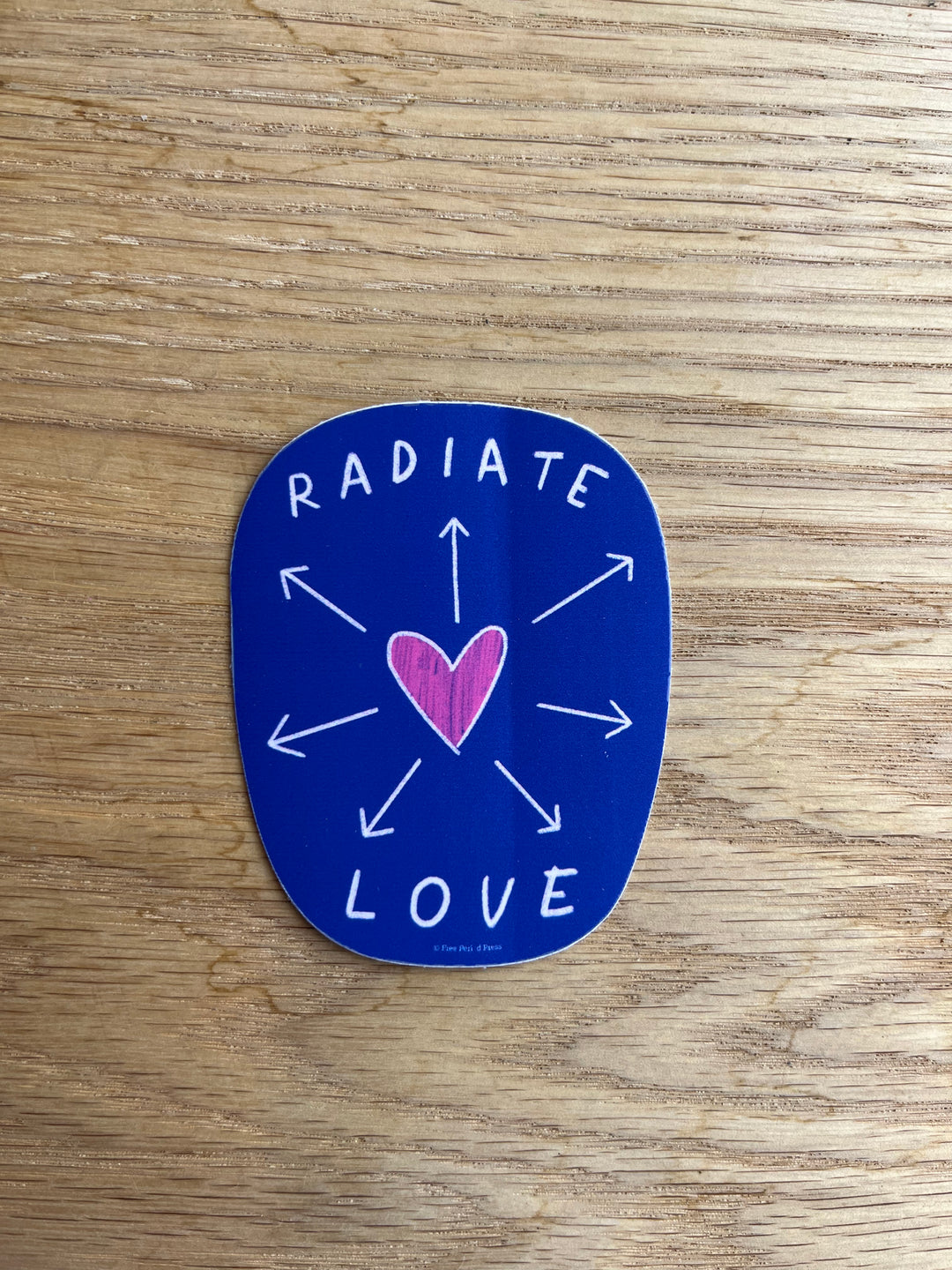 Radiate Love Vinyl Decal Sticker