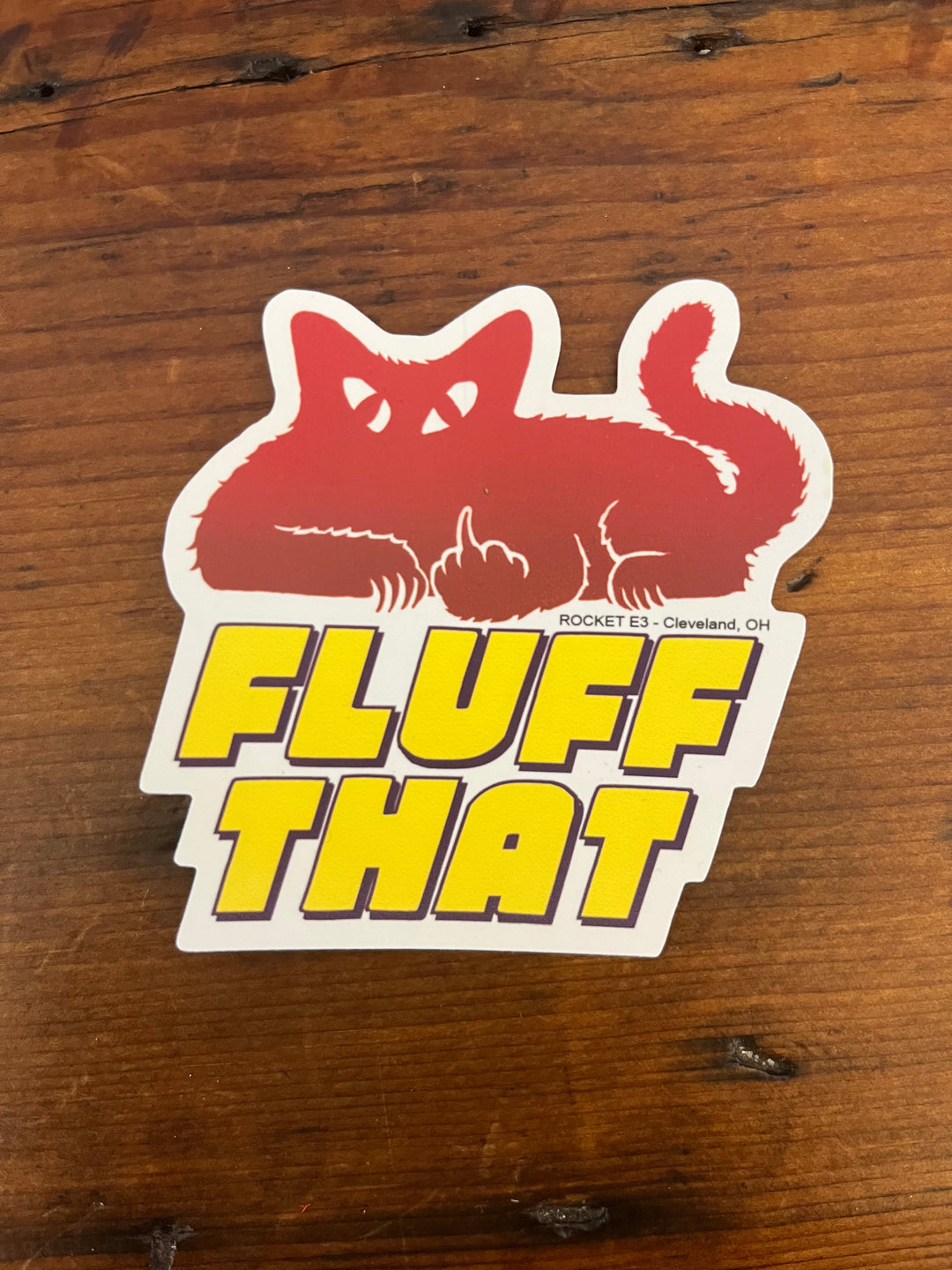 Fluff That Sticker