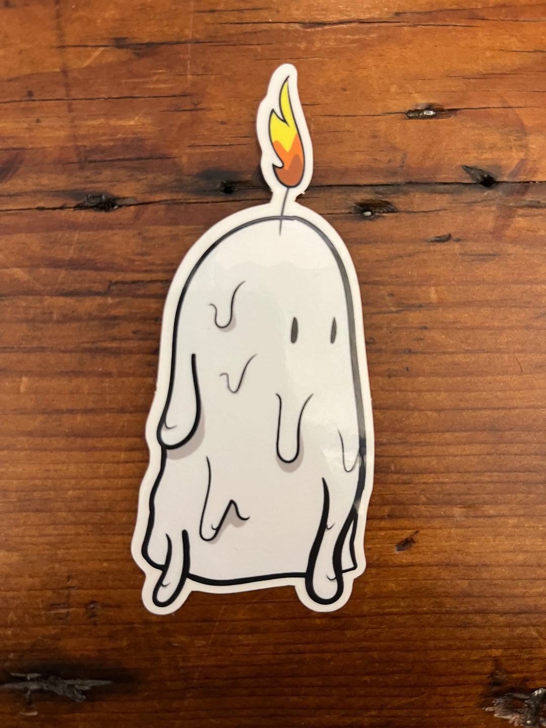 Ghost Candle Sticker