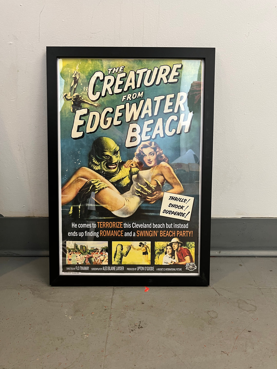 FRAMED CREATURE FROM EDGEWATER BEACH
