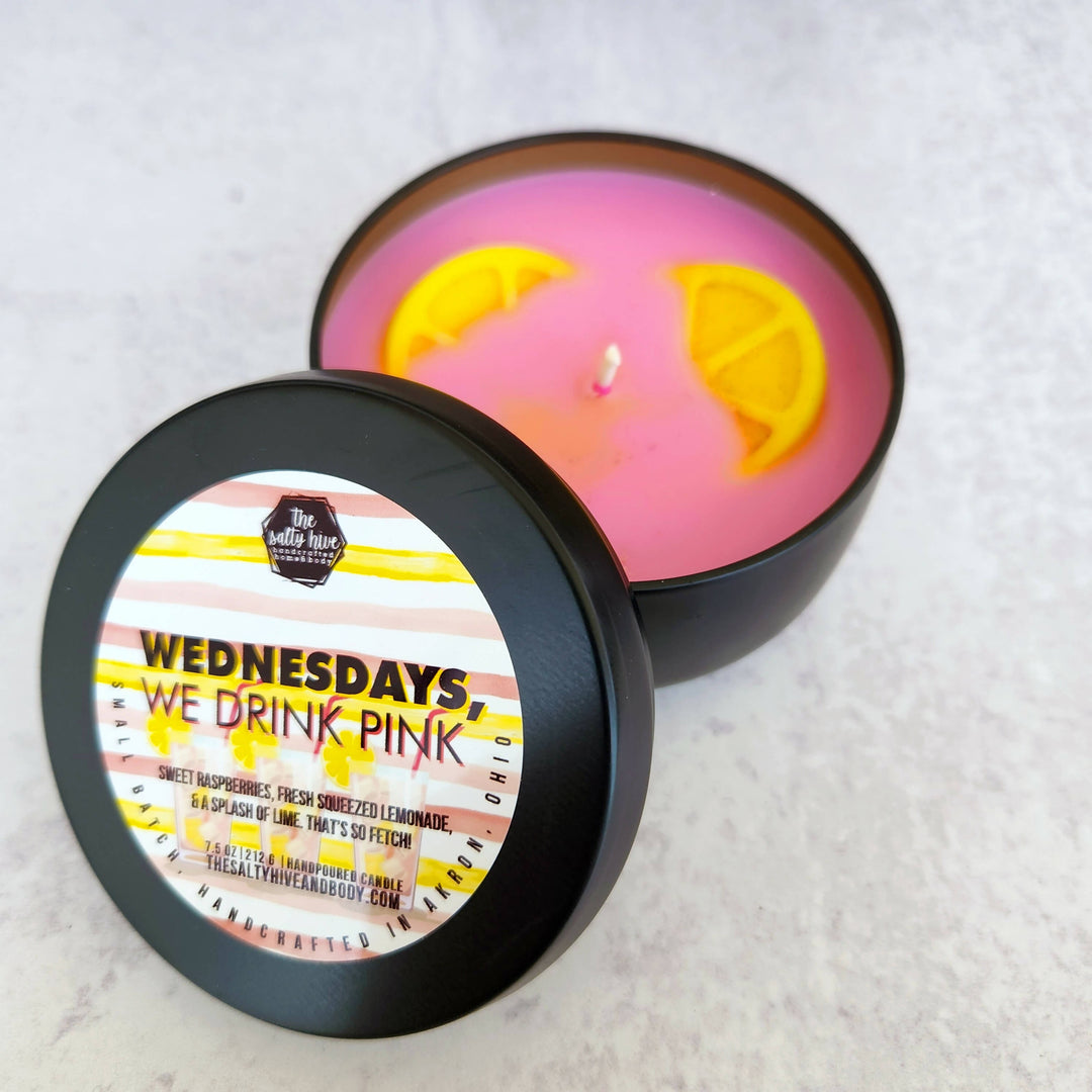 Wednesdays We Drink Pink 7.5 oz Candle